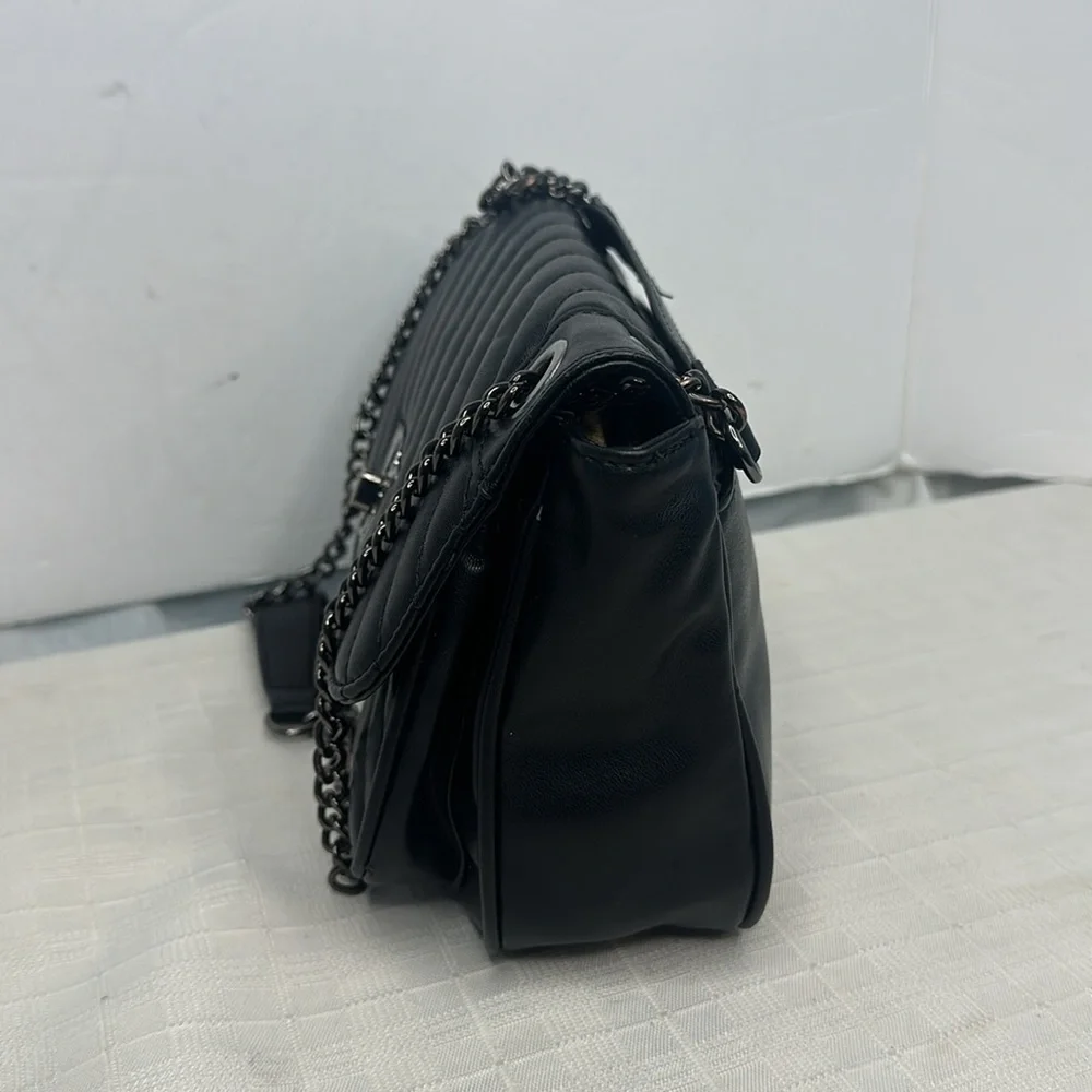 Badgley Mischka Quilted Leather Crossbody Bag